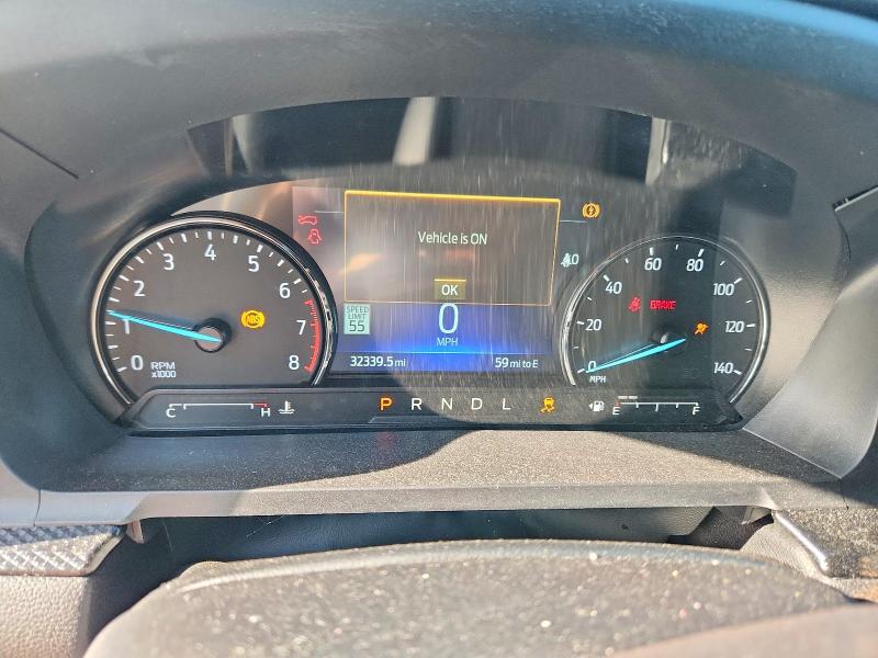 2023 Ford Explorer VIN 1FMSK8KH9PGA65110 COPART salvage auction — FRONT END, Ny - Mv-907A Salvage Certificate, sold $10,100 on 2026-10-05 (photo 9)