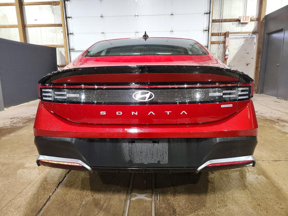 2026 Hyundai Sonata hybrid VIN KMHL24JJ2TA170148 COPART salvage auction — FRONT END, Oh - Certificate Of Title (P), sold $16,300 on 2026-09-09 (photo 6)