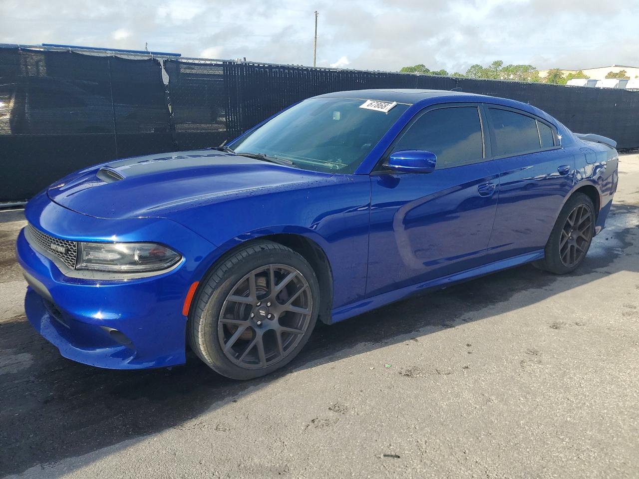 2019 Dodge Charger VIN 2C3CDXCT6KH605529 — COPART salvage auction photo