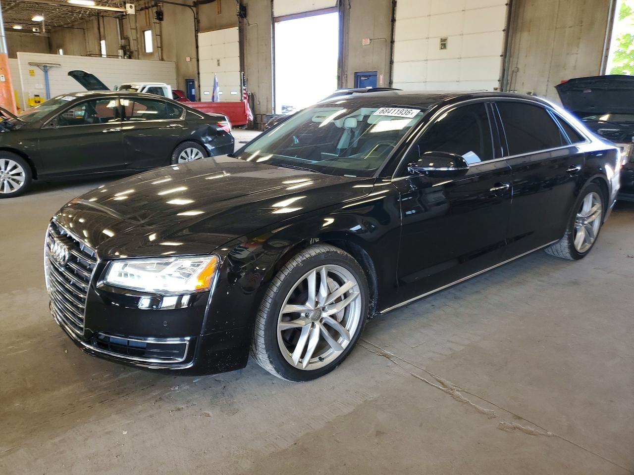 2015 Audi A8 VIN WAU3GAFD0FN032366 — COPART salvage auction photo
