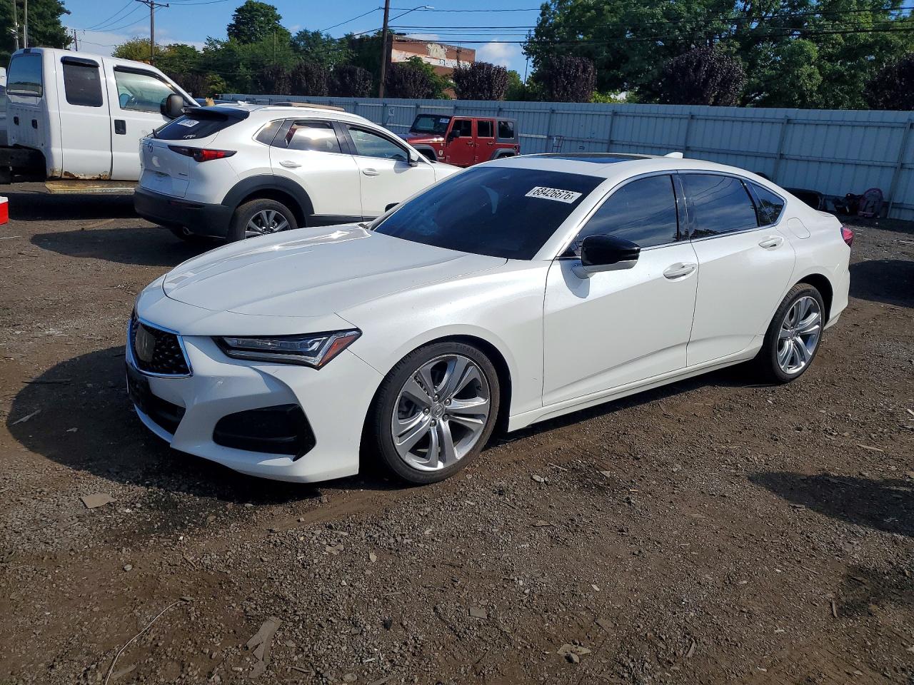 2021 Acura TLX VIN 19UUB6F4XMA004535 — COPART salvage auction photo