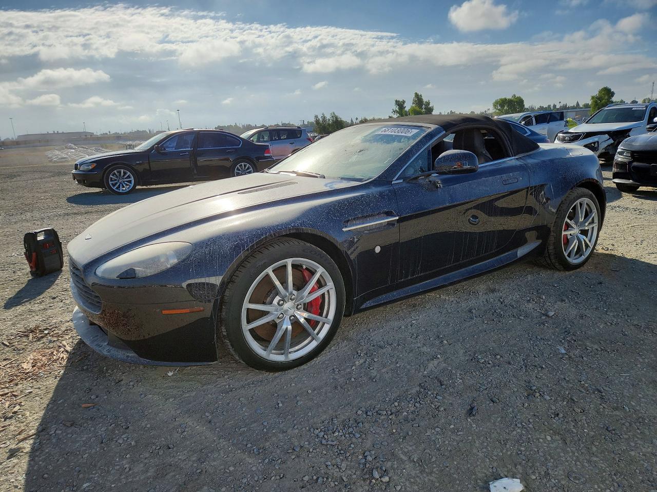 2014 Aston Martin V8 Vantage VIN SCFEKBBK0EGD18195 — COPART salvage auction photo