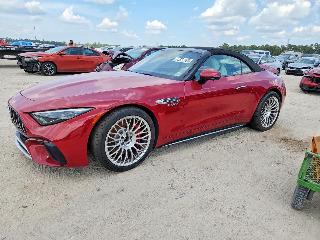 2022 Mercedes-Benz SL-Class VIN W1KVK8AB5NF000861 — COPART salvage auction photo