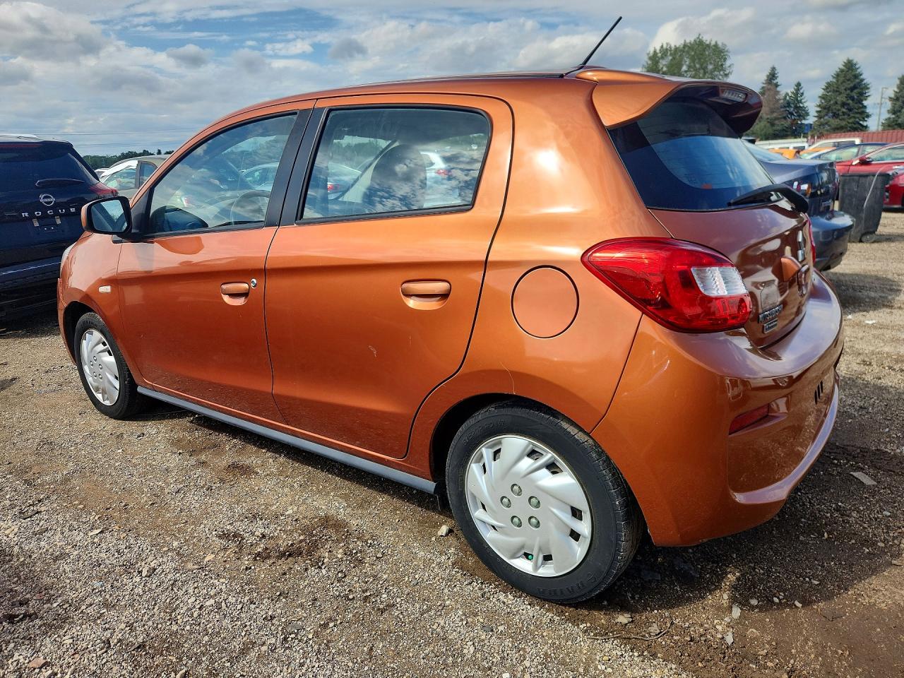 2019 Mitsubishi Mirage VIN ML32A3HJ8KH008830 COPART salvage auction — Side, IN - CERTIFICATE OF TITLE, sold $1,550 on 2026-10-02 (photo 2)
