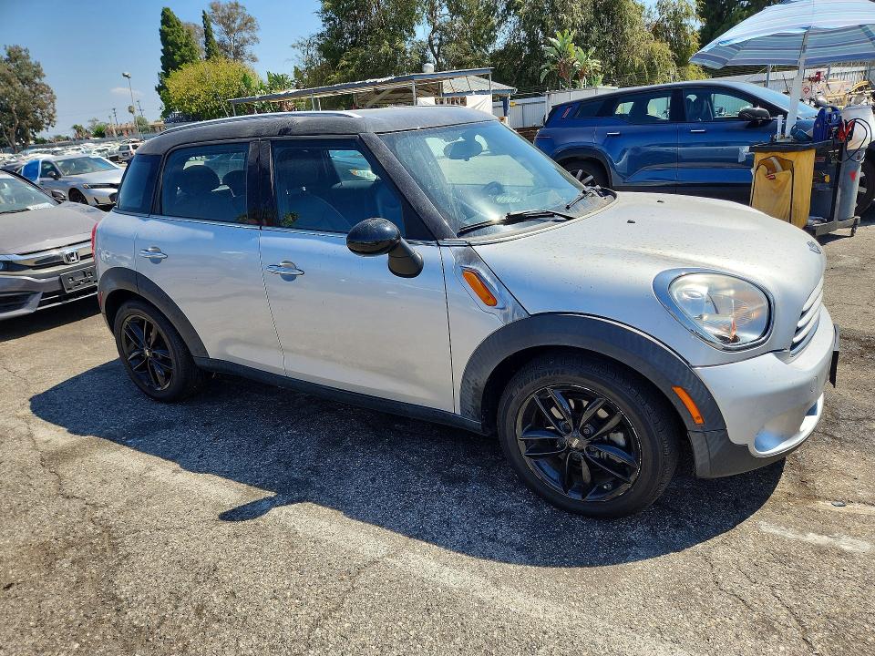 2012 Mini Cooper VIN WMWZB3C59CWM03726 COPART salvage auction — FRONT END, Ca - Salvage Certificate, sold $775 on 2026-09-29 (photo 4)