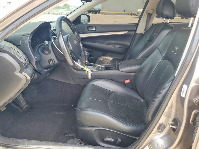 2011 Infiniti G37 VIN JN1CV6AP8BM504856 COPART salvage auction — FRONT END, AZ - CERT OF TITLE - SALVAGE, sold $625 on 2026-10-09 (photo 7)