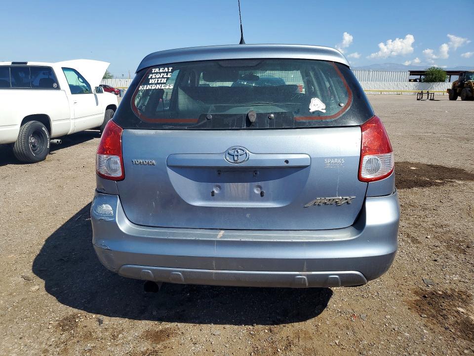 2003 Toyota Matrix VIN 2T1KR32EX3C009405 COPART salvage auction — REAR END, Az - Certificate Of Title, sold $175 on 2026-10-02 (photo 6)