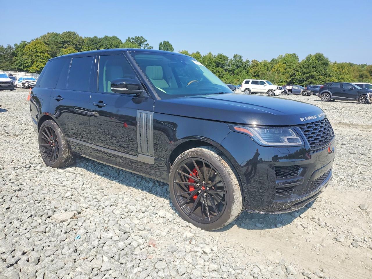 2018 Land rover RANGE ROVER VIN SALGS2RE2JA385326 COPART salvage auction — Water/Flood, NC - SALVAGE CERT-WATER/FLOOD DAMAG, sold $13,800 on 2026-10-09 (photo 4)