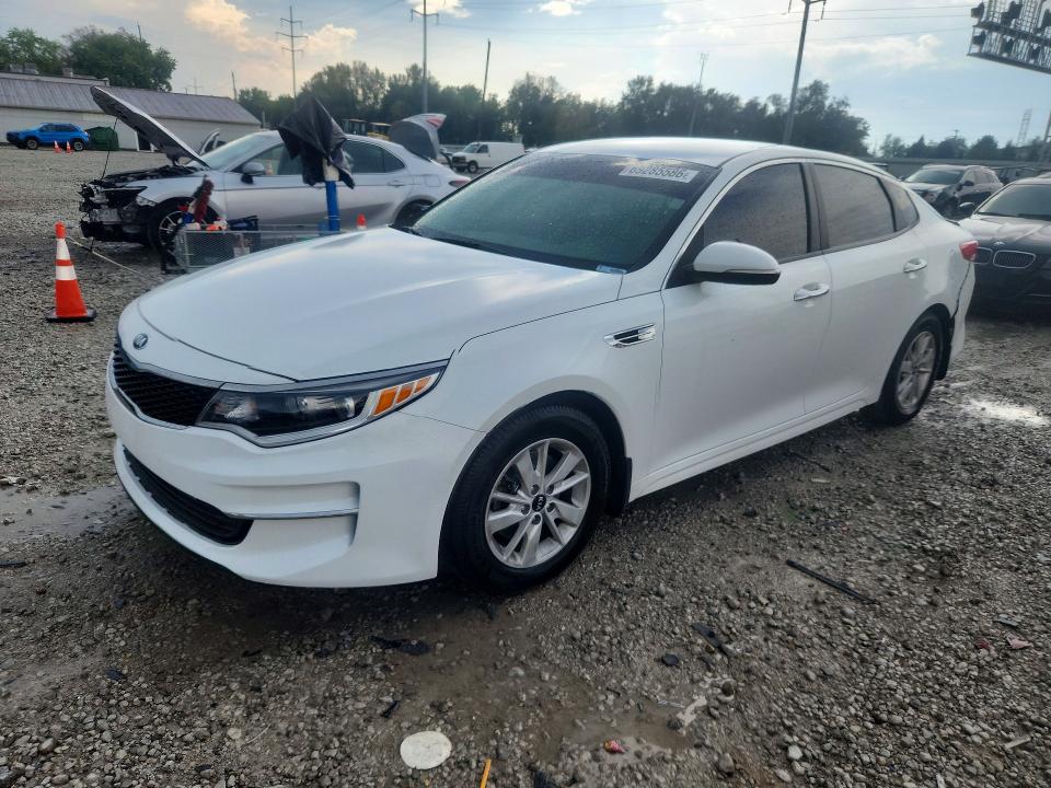 2016 Kia Optima VIN 5XXGT4L36GG031880 COPART salvage auction — REAR END, OH - CERT OF TITLE-SALVAGE, sold $0 on 2026-10-07 (photo 1)