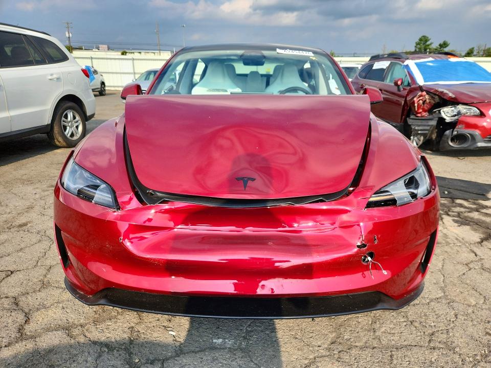 2026 Tesla Model 3 VIN 5YJ3E1ET8TF212299 COPART salvage auction — FRONT END, PA - CERTIFICATE OF SALVAGE, sold $20,700 on 2026-09-18 (photo 5)