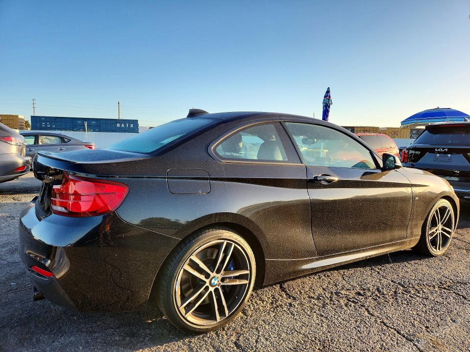 2019 BMW 2er VIN WBA2J5C59KVC07714 COPART salvage auction — REAR END, CA - SALVAGE CERTIFICATE, sold $14,100 on 2026-10-09 (photo 3)