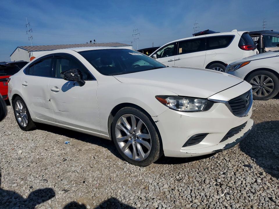 2016 Mazda 6 VIN JM1GJ1V59G1455570 COPART salvage auction — FRONT END, Salvage Title, sold $3,300 on 2026-10-07 (photo 4)