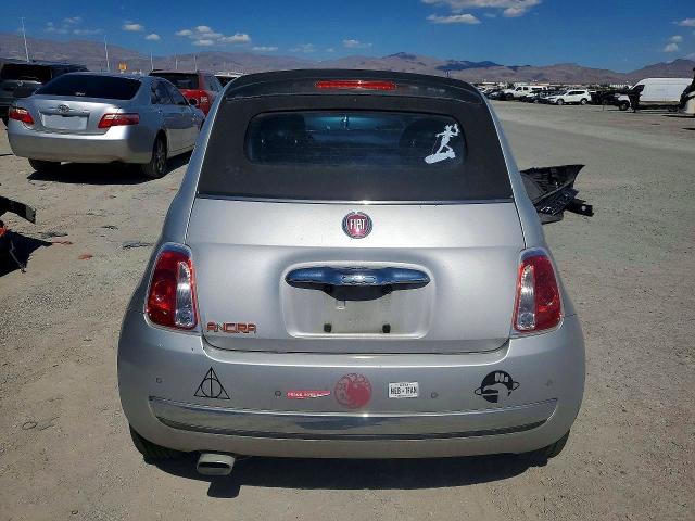 2012 Fiat 500 VIN 3C3CFFER9CT109249 COPART salvage auction — FRONT END, Salvage Title, sold $350 on 2026-09-29 (photo 6)