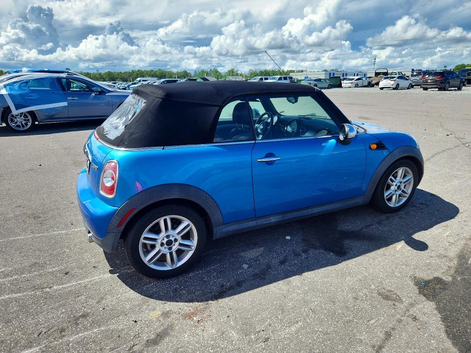 2012 Mini Cooper VIN WMWZN3C54CT133927 COPART salvage auction — MECHANICAL, Ga - Certificate Of Title, sold $990 on 2026-09-05 (photo 3)