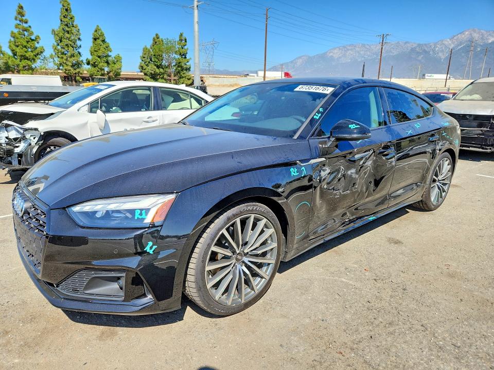 2022 Audi A5 VIN WAUCBCF52NA029512 COPART salvage auction — SIDE, CA, sold $14,800 on 2026-10-15 (photo 1)