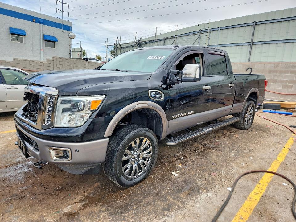 2017 Nissan TITAN VIN 1N6BA1F43HN508965 — COPART salvage auction photo