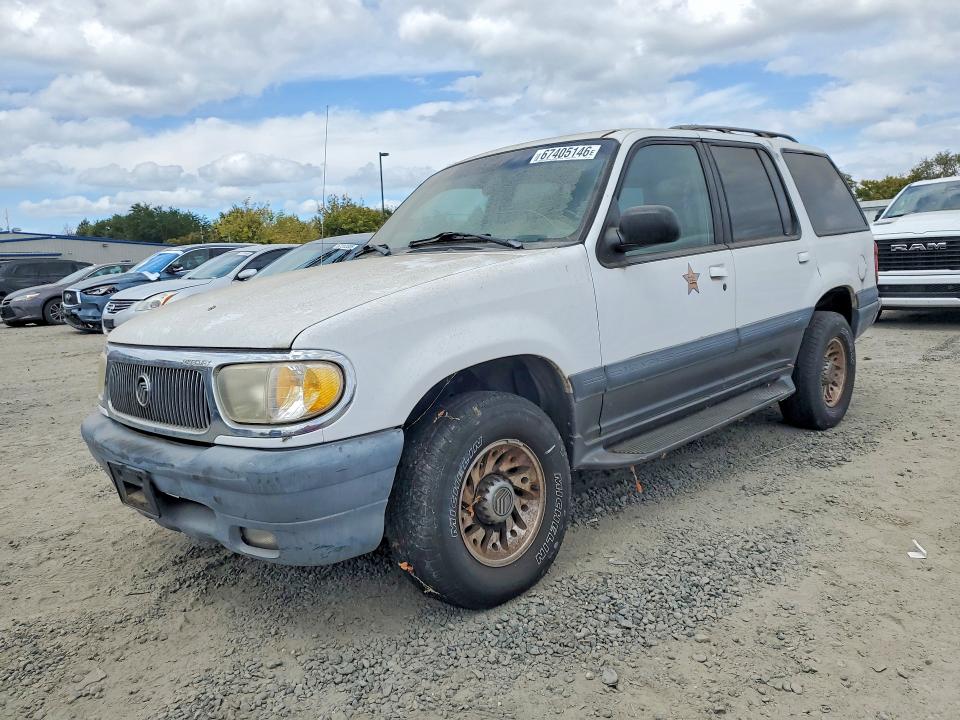 2000 Mercury Mountaineer VIN 4M2ZU66E2YUJ28501 COPART salvage auction — FRONT END, CA - CERTIFICATE OF TITLE, sold $10 on 2026-09-03 (photo 1)