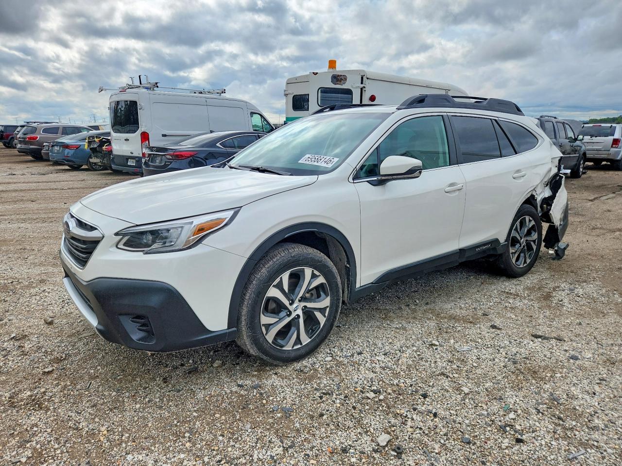 2020 Subaru Outback VIN 4S4BTANC3L3258858 — COPART salvage auction photo