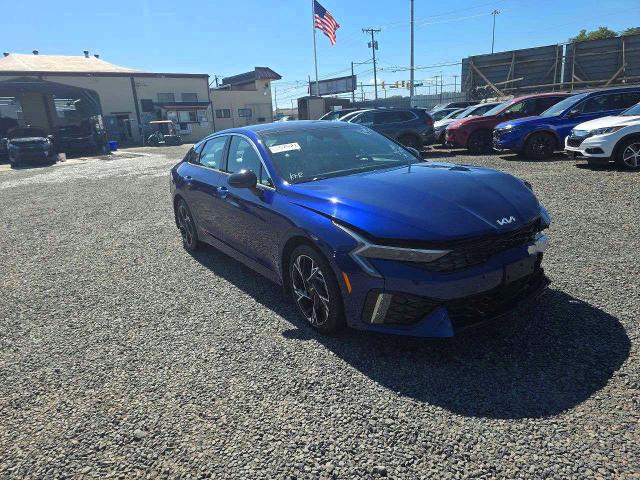 2025 Kia K5 VIN KNAG64J77S5283466 COPART salvage auction — FRONT END, Ny - Mv-907A Salvage Certificate, sold $9,600 on 2026-10-09 (photo 3)