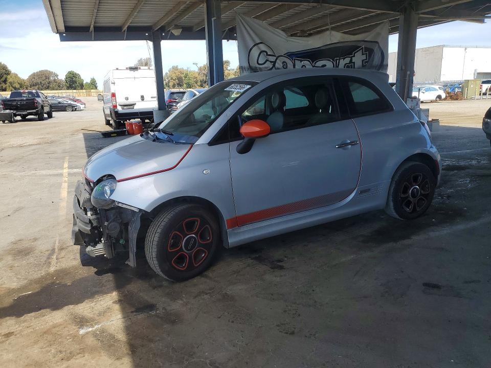 2014 Fiat 500 VIN 3C3CFFGE5ET173057 COPART salvage auction — FRONT END, CA - SALVAGE CERTIFICATE, sold $725 on 2026-09-22 (photo 1)