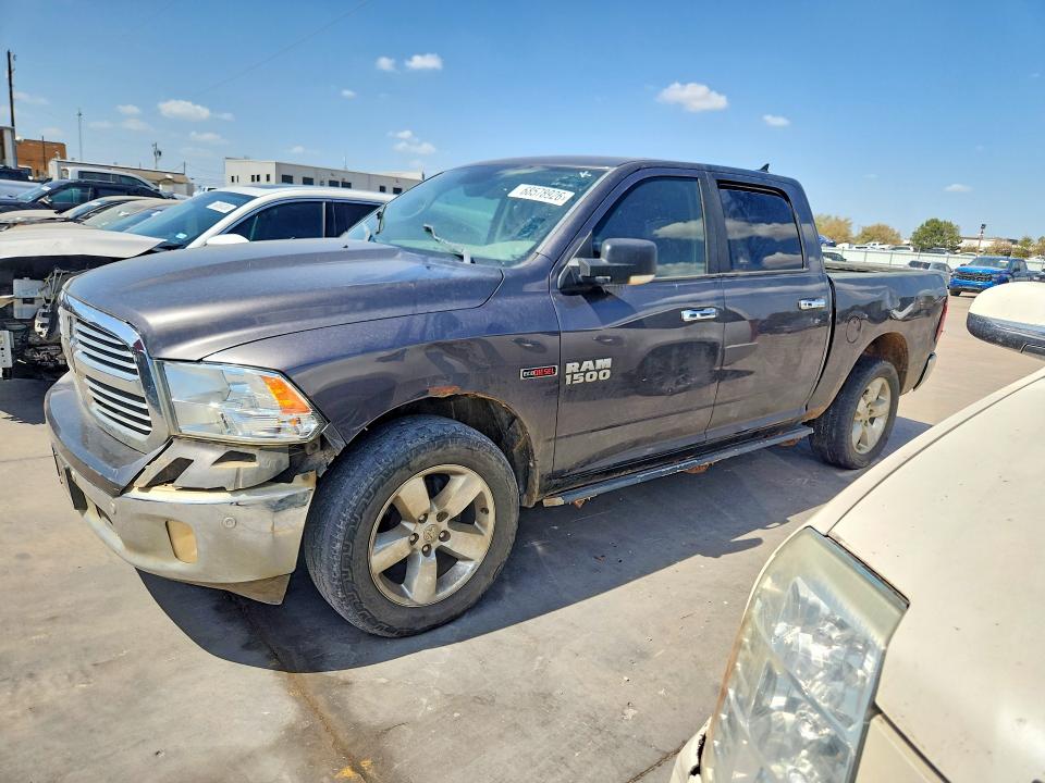 2017 Ram 1500 VIN 1C6RR6LMXHS747398 COPART salvage auction — FRONT END, TX - CERTIFICATE OF TITLE, sold $6,100 on 2026-10-08 (photo 1)