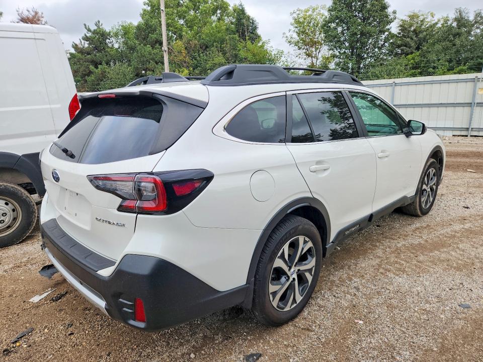 2020 Subaru Outback VIN 4S4BTANC3L3258858 COPART salvage auction — REAR END, Wv - Salvage Certificate, sold $7,700 on 2026-10-20 (photo 3)