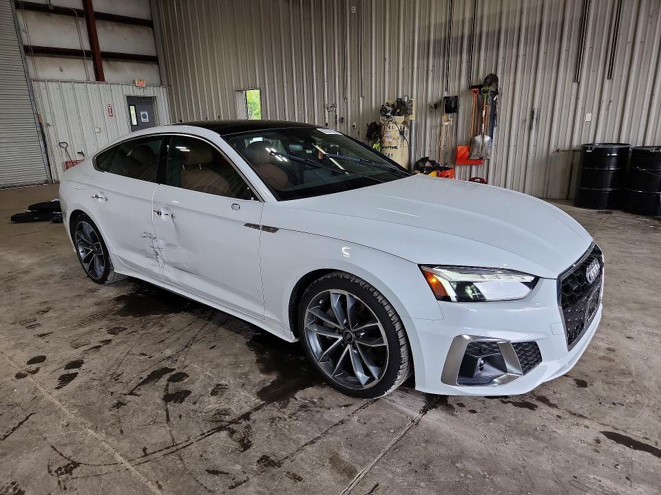 2024 Audi A5 VIN WAUFACF52RA003479 COPART salvage auction — SIDE, NY - MV-907A SALVAGE CERTIFICATE, sold $20,600 on 2026-09-21 (photo 4)