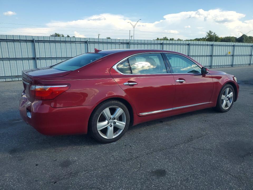 2010 Lexus Ls 460 VIN JTHGL5EF7A5039896 COPART salvage auction — REAR END, IA - CERT OF TITLE-SALVAGE TITLE, sold $2,950 on 2026-10-03 (photo 3)