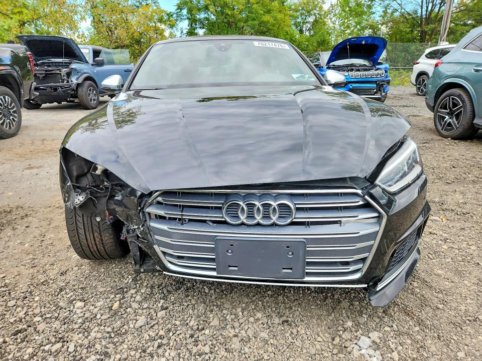 2019 Audi S5 VIN WAUB4CF57KA016496 COPART salvage auction — FRONT END, NY - MV-907A SALVAGE CERTIFICATE, sold $4,250 on 2026-10-01 (photo 5)