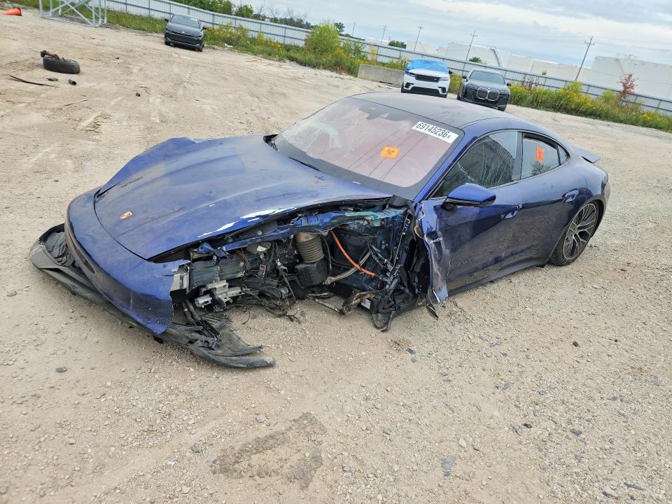 2020 Porsche Taycan VIN WP0AB2Y11LSA52983 COPART salvage auction — FRONT END, Wi - Clean Ttl-Manufacturer Buyback, sold $14,000 on 2026-10-07 (photo 1)