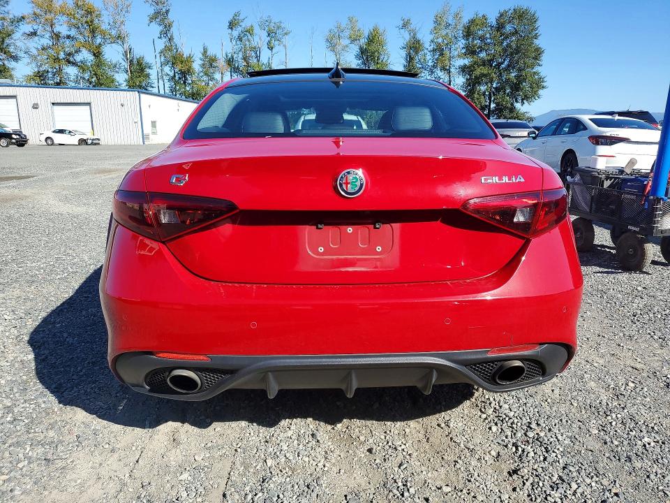 2018 Alfa romeo Giulia VIN ZARFAEEN0J7590174 COPART salvage auction — FRONT END, Wa - Bill Of Sale, sold $5,600 on 2026-09-21 (photo 6)