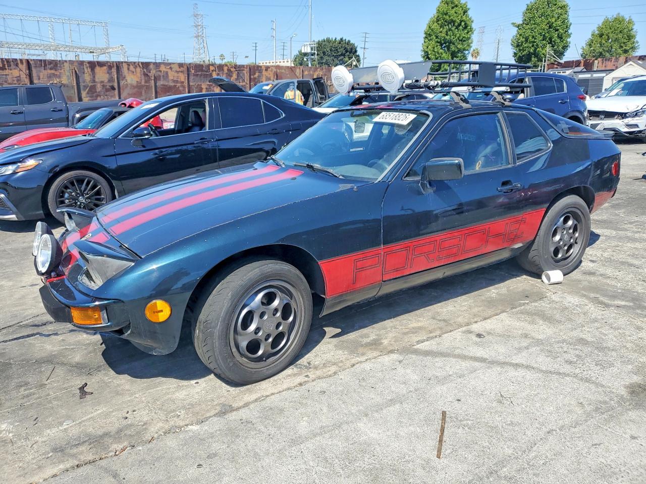1987 Porsche 924 VIN WP0AA092XHN450937 COPART salvage auction — Normal Wear, Ca - Dis/Dlr/Exp Clean W/Salv Hist, sold $550 on 2026-09-18 (photo 1)