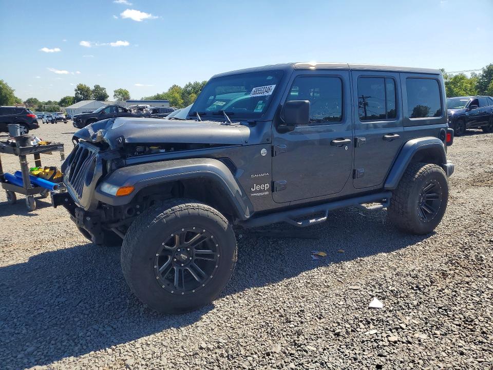 2018 Jeep Wrangler / VIN 1C4HJXEG0JW125478 — COPART salvage auction photo