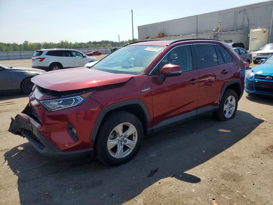 2021 Toyota Rav 4 VIN 2T3RWRFV3MW128635 — COPART salvage auction photo