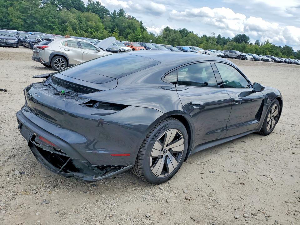 2022 Porsche Taycan VIN WP0AA2Y16NSA10749 COPART salvage auction — REAR END, Ma - Cert Of Title-Salvage, sold $27,750 on 2026-10-01 (photo 3)