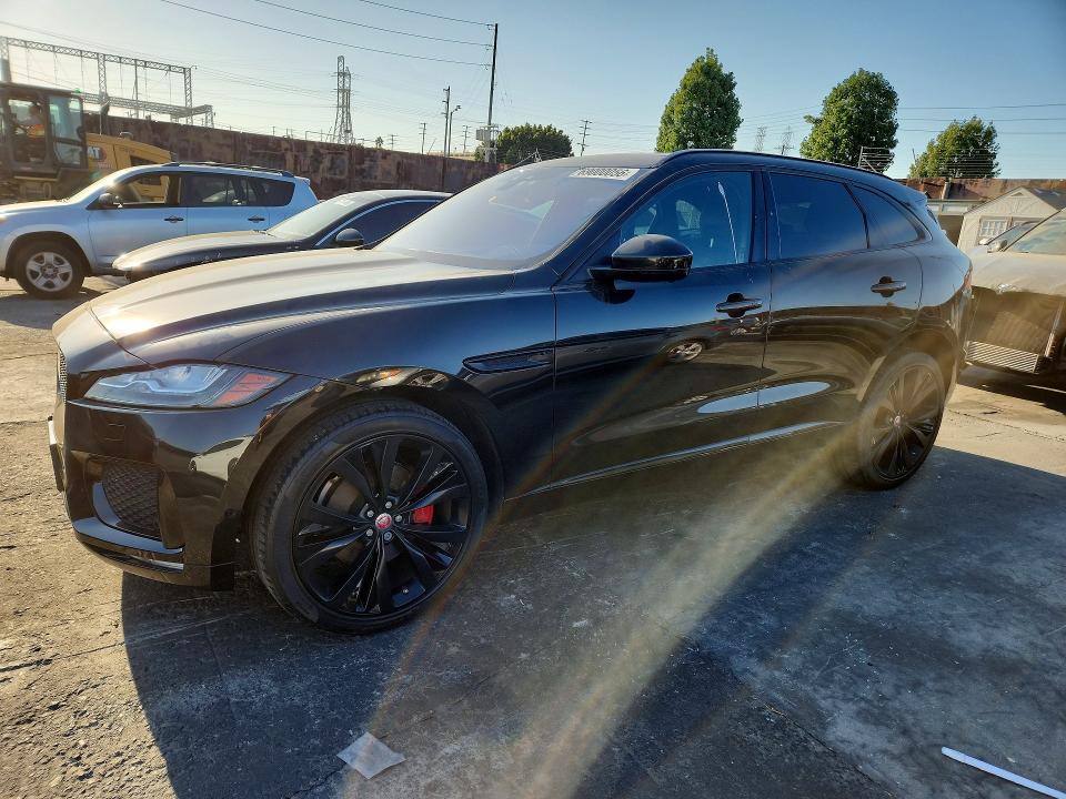 2017 Jaguar F-pace VIN SADCM2BVXHA099989 COPART salvage auction — FRONT END, Salvage Title, sold $5,800 on 2026-10-07 (photo 1)