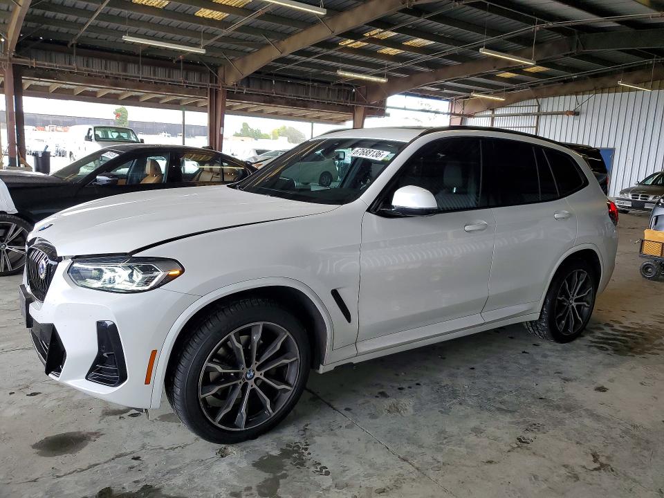 2022 BMW X3 VIN WBX57DP02NN149134 — COPART salvage auction photo