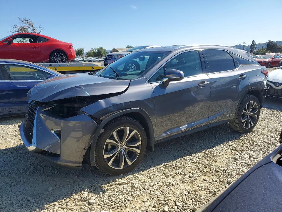 2019 Lexus Rx 450h VIN 2T2BGMCAXKC033009 — COPART salvage auction photo