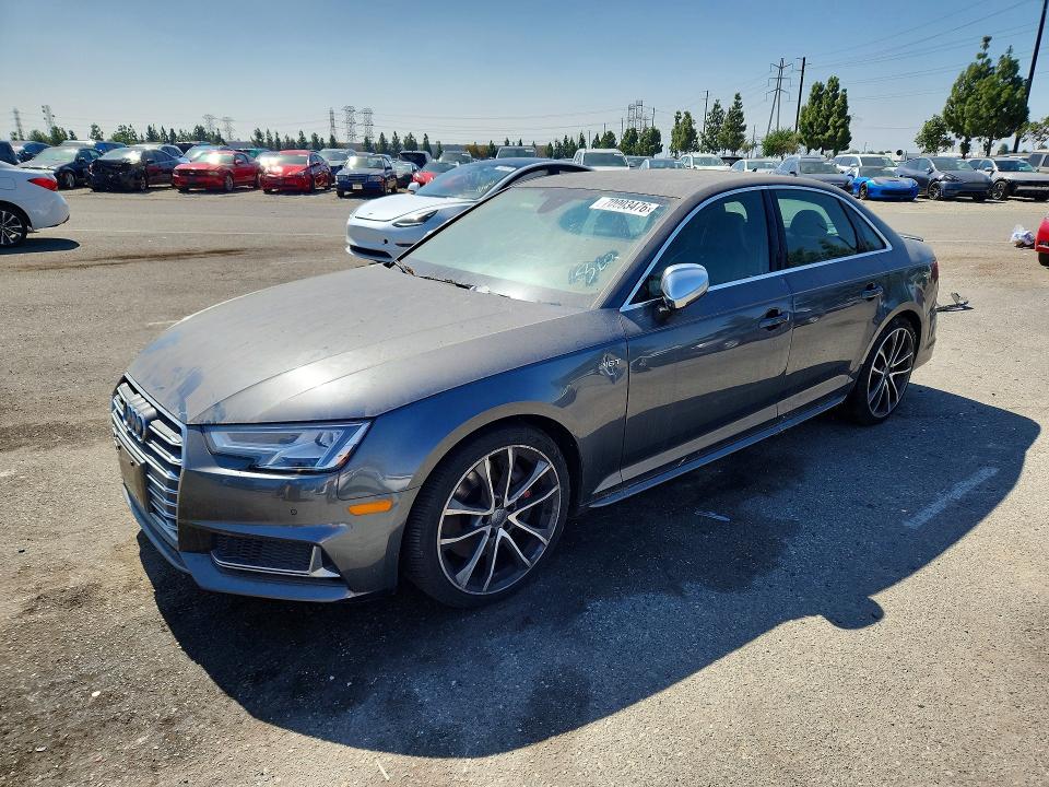 2018 Audi S4 VIN WAUB4AF49JA003520 — COPART salvage auction photo