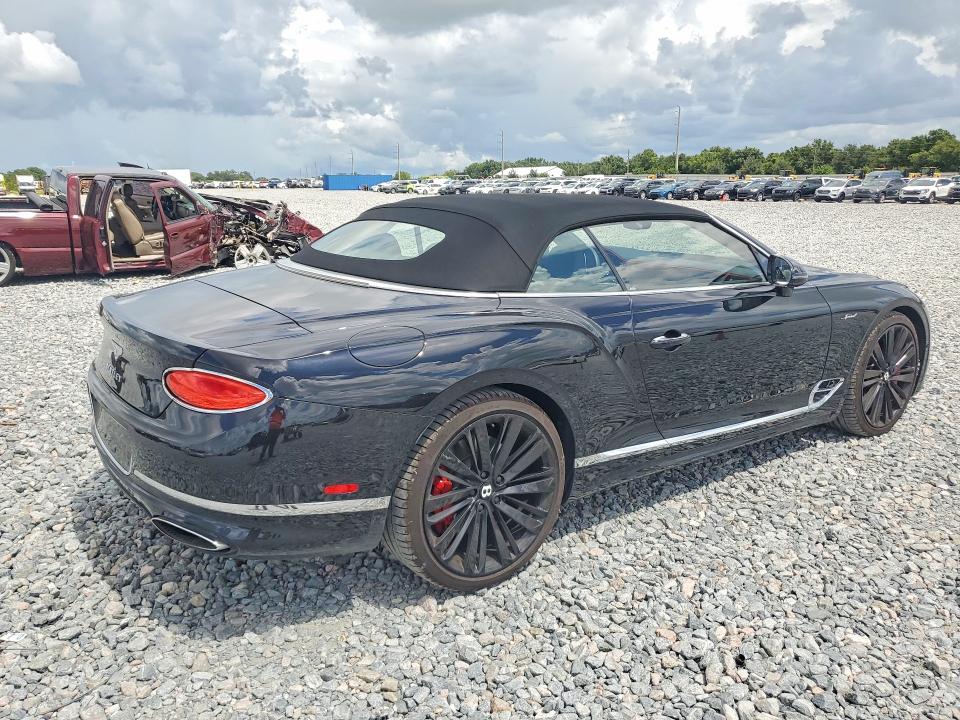 2023 Bentley Continental VIN SCBDT4ZG5PC011507 COPART salvage auction — VANDALISM, Fl - Cert Of Title Slvg Rebuildable, sold $225,000 on 2026-09-18 (photo 3)