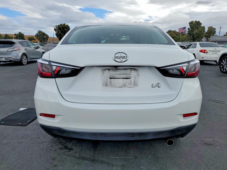 2016 Scion iA VIN 3MYDLBZV1GY137596 COPART salvage auction — FRONT END, Salvage Title, sold $275 on 2026-09-21 (photo 6)