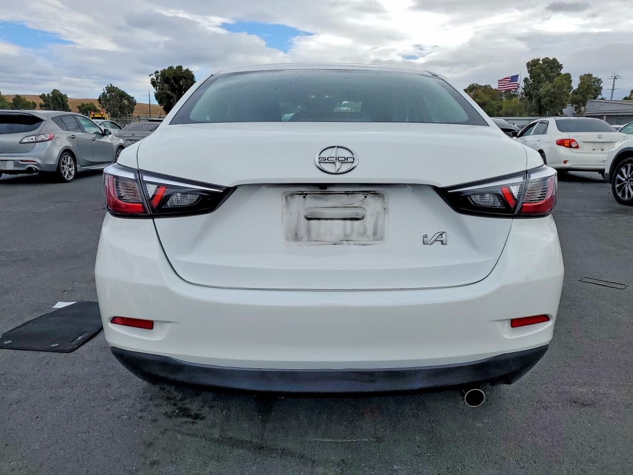 2016 Scion iA VIN 3MYDLBZV1GY137596 COPART salvage auction — Front End, CA - SALVAGE CERTIFICATE, sold $900 on 2026-09-28 (photo 6)