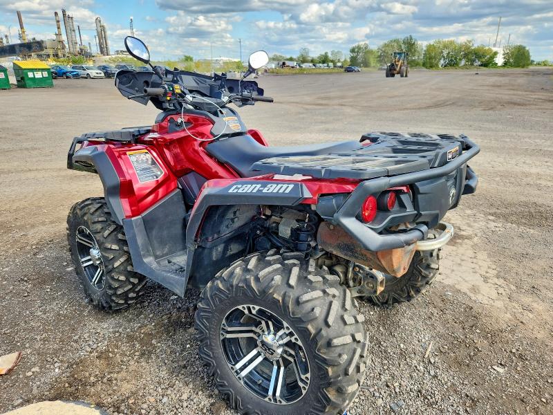 2019 Can-am/ brp Outlander VIN 3JBLKAJ4XKJ001529 COPART salvage auction — FRONT END, QC - IRRECUPERABLE, sold $2,200 on 2026-09-29 (photo 3)