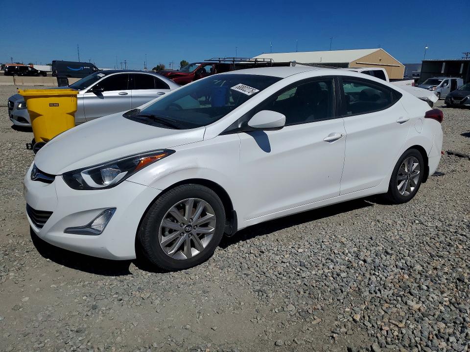 2015 Hyundai Elantra VIN 5NPDH4AE9FH608946 COPART salvage auction — REAR END, CA - DIS/DLR/EXP ONLY CLEAN TITLE, sold $975 on 2026-09-16 (photo 1)