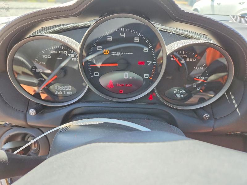 2008 Porsche Cayman VIN WP0AB29848U781645 COPART salvage auction — FRONT END, Md - Cert Of Salvage > 75% Damage, sold $9,100 on 2026-09-18 (photo 9)