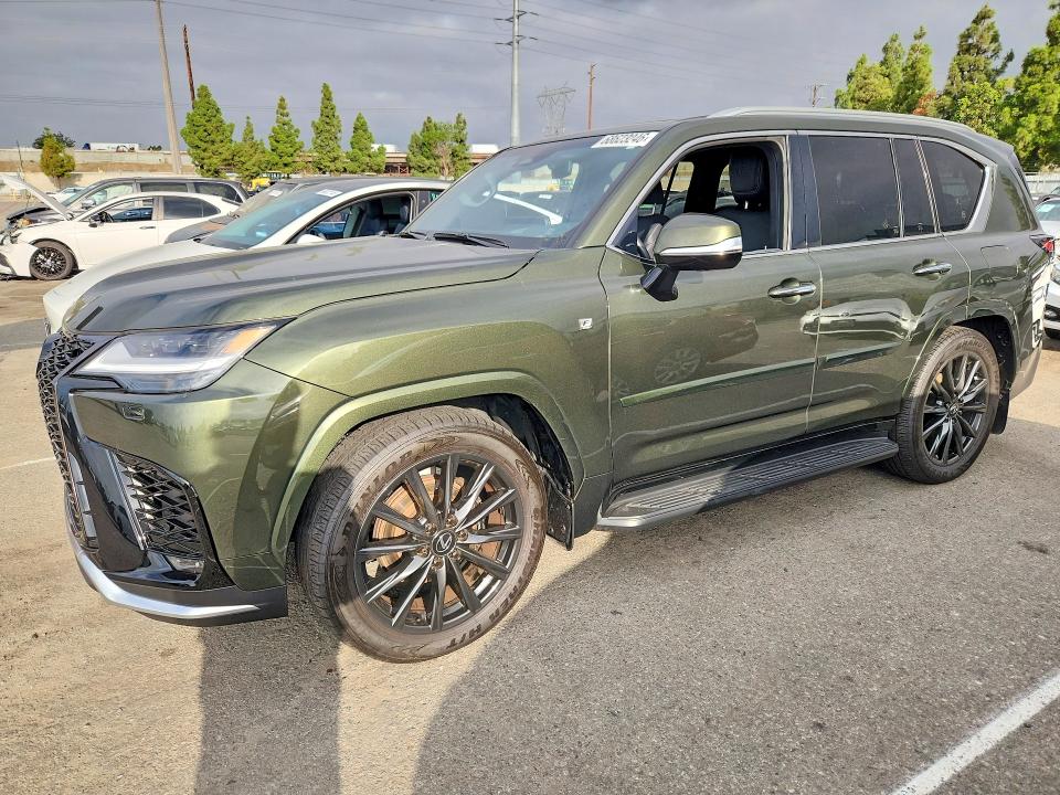 2025 Lexus Lx 600 VIN JTJMB7CX4S4079212 — COPART salvage auction photo