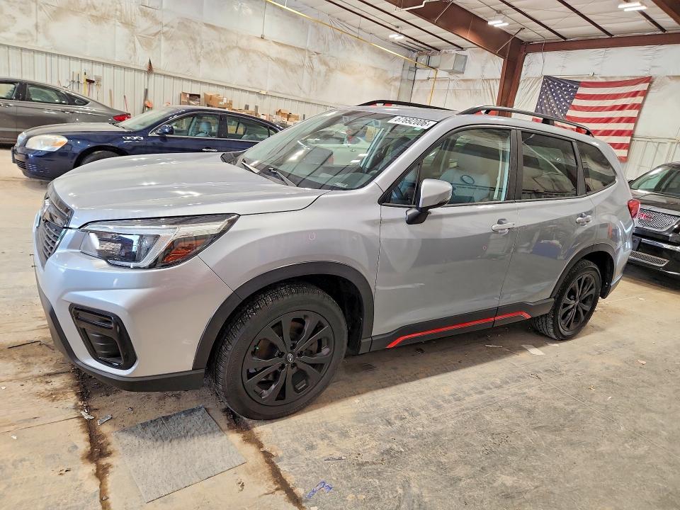 2021 Subaru Forester VIN JF2SKARC6MH445485 — COPART salvage auction photo