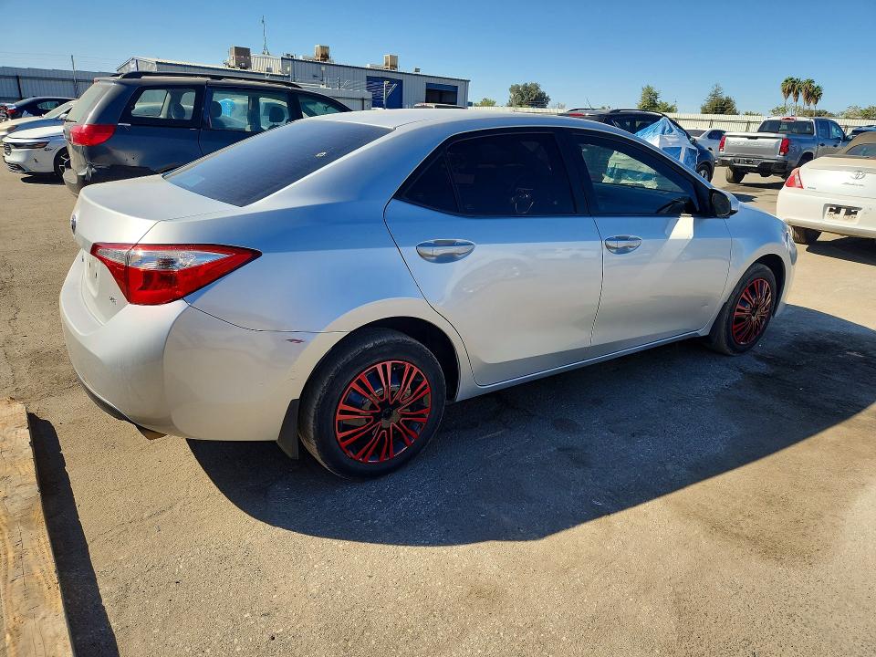 2016 Toyt Corolla VIN 5YFBURHE7GP434076 COPART salvage auction — REAR END, TX - CERT OF TITLE-REBUILT SALVAGE, sold $2,150 on 2026-10-16 (photo 3)