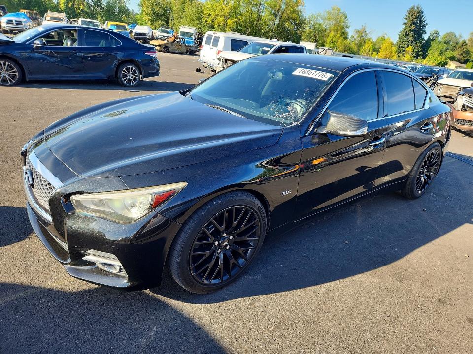 2019 Infiniti Q50 VIN JN1EV7AP7KM519086 COPART salvage auction — REAR END, Ut - Salvage Certificate, sold $4,600 on 2026-10-06 (photo 1)