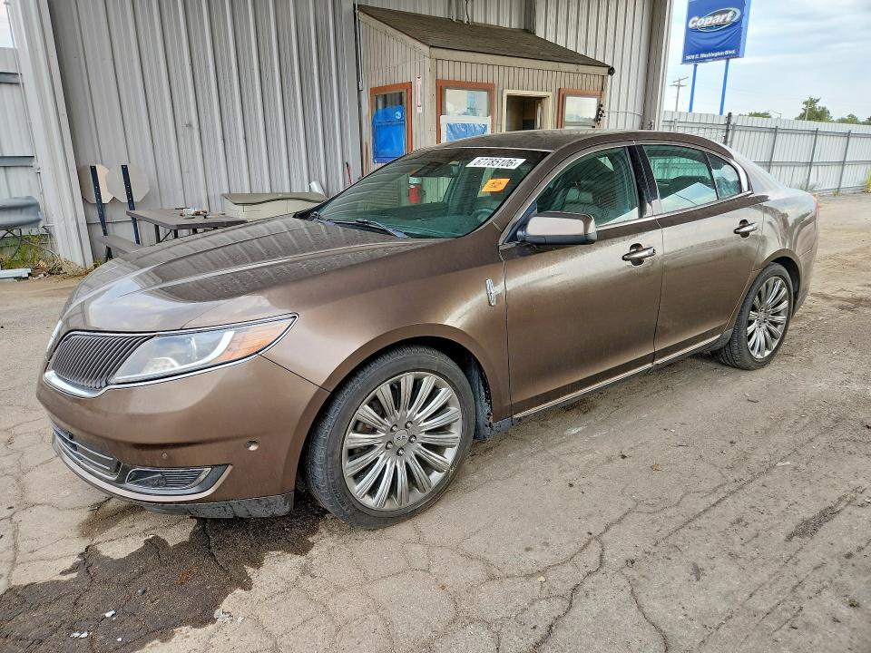 2015 Lincoln Mks VIN 1LNHL9EK5FG607497 COPART salvage auction — MECHANICAL, OH - CERTIFICATE OF TITLE, sold $600 on 2026-09-22 (photo 1)